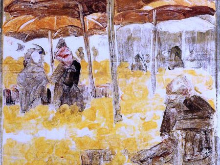 The Orange Market by Maurice Prendergast - Hand-Painted Oil Painting on Canvas For Discount