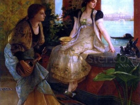 Venetian Beauties by Vicente Palmaroli Y Gonzalez - Hand-Painted Oil Painting on Canvas on Sale