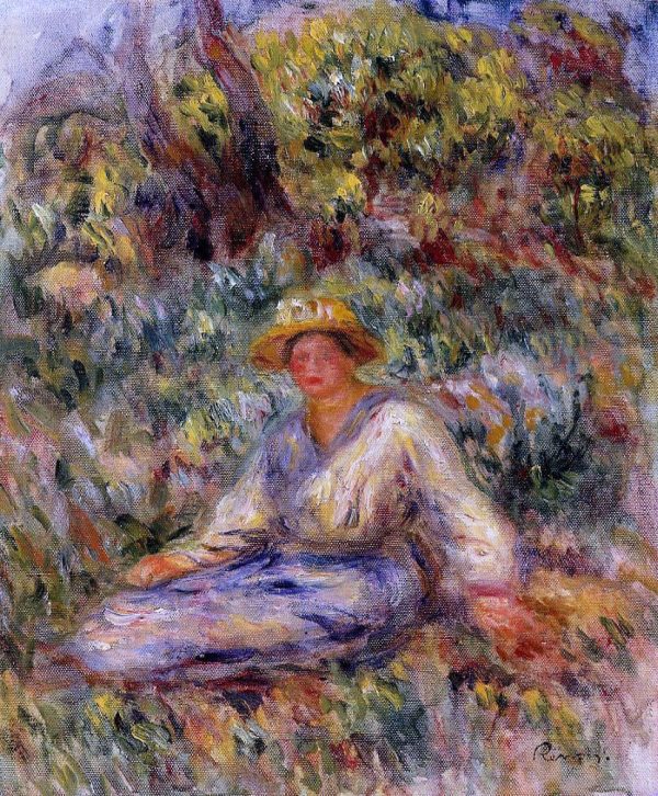 Title Unknown by Pierre Auguste Renoir - Hand-Painted Oil Painting on Canvas Online Hot Sale