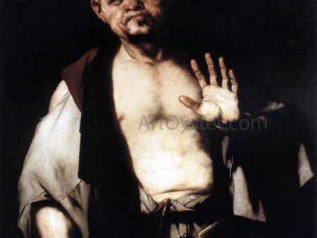 The Philosopher Cratetes by Luca Giordano - Hand-Painted Oil Painting on Canvas Cheap