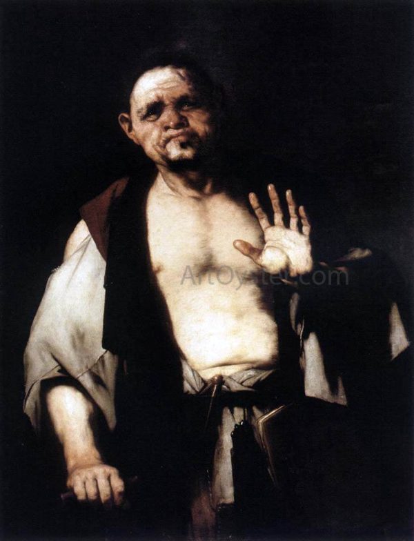 The Philosopher Cratetes by Luca Giordano - Hand-Painted Oil Painting on Canvas Cheap