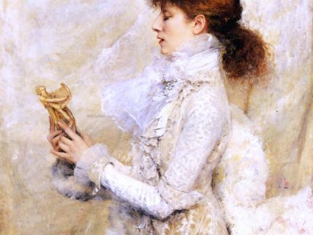 The Sarah Bernhardt Portrait by Jules Bastien-Lepage - Hand-Painted Oil Painting on Canvas Cheap