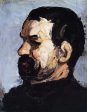 Uncle Dominique in Profile by Paul Cezanne - Hand-Painted Oil Painting on Canvas Sale