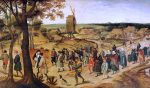 The Wedding Procession by The Younger Pieter Bruegel - Hand-Painted Oil Painting on Canvas For Cheap