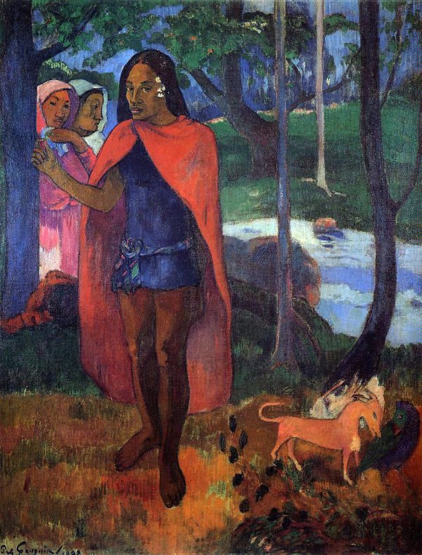 The Magician of Hivaoa by Paul Gauguin - Hand-Painted Oil Painting on Canvas For Discount