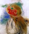 Young Girl in a Flowered Hat by Pierre Auguste Renoir - Hand-Painted Oil Painting on Canvas Discount