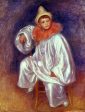 The White Pierrot (Jean Renoir) by Pierre Auguste Renoir - Hand-Painted Oil Painting on Canvas Online Hot Sale