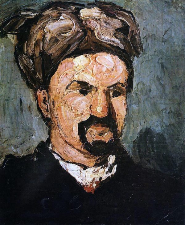 Uncle Dominique in a Turban by Paul Cezanne - Hand-Painted Oil Painting on Canvas Hot on Sale