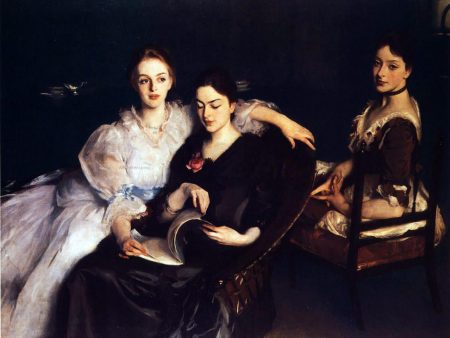 The Misses Vickers by John Singer Sargent - Hand-Painted Oil Painting on Canvas Online Hot Sale