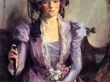 The Lady In Lavender by Mary Bradish Titcomb - Hand-Painted Oil Painting on Canvas Online