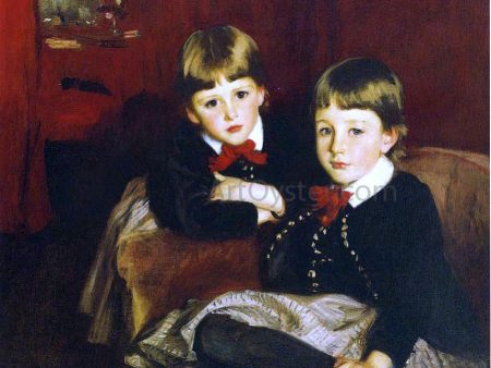 The Sons of Mrs. Malcolm Forbes (also known as The Forbes Brothers) by John Singer Sargent - Hand-Painted Oil Painting on Canvas Online now