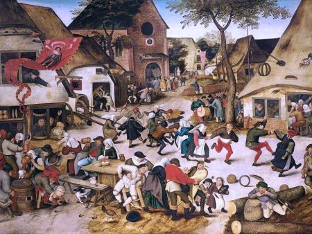 The Kermesse of St George by The Younger Pieter Brueghel - Hand-Painted Oil Painting on Canvas Online Sale