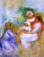 Women and Child by Pierre Auguste Renoir - Hand-Painted Oil Painting on Canvas on Sale