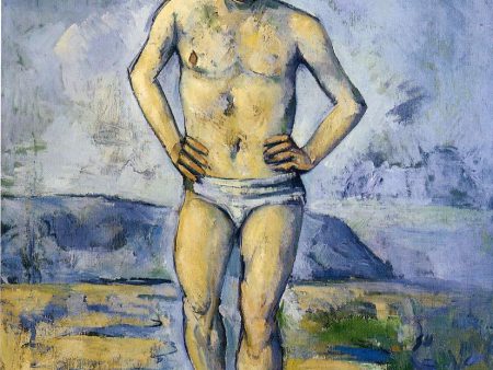 The Large Bather by Paul Cezanne - Hand-Painted Oil Painting on Canvas Discount