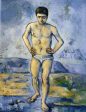 The Large Bather by Paul Cezanne - Hand-Painted Oil Painting on Canvas Discount