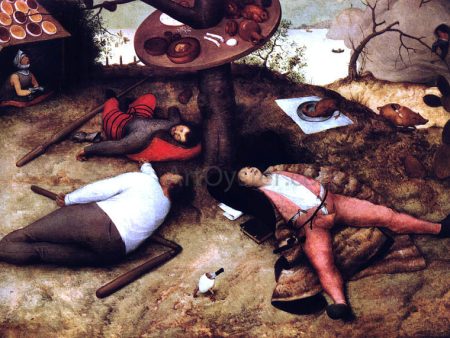 The Land of Cockayne by The Elder Pieter Bruegel - Hand-Painted Oil Painting on Canvas Online now