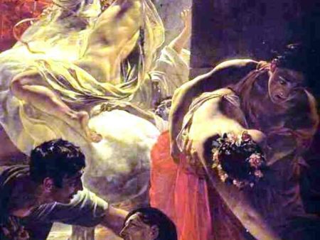 The Last Day of Pompeii (detail 4) by Karl Pavlovich Brulloff - Hand-Painted Oil Painting on Canvas Discount