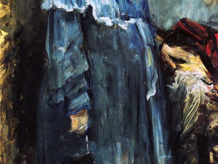 In a Silk Robe by Lovis Corinth - Hand-Painted Oil Painting on Canvas Online Sale