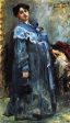 In a Silk Robe by Lovis Corinth - Hand-Painted Oil Painting on Canvas Online Sale