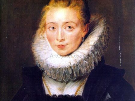 The Maid of Honor to the Infanta Isabella by Peter Paul Rubens - Hand-Painted Oil Painting on Canvas Sale