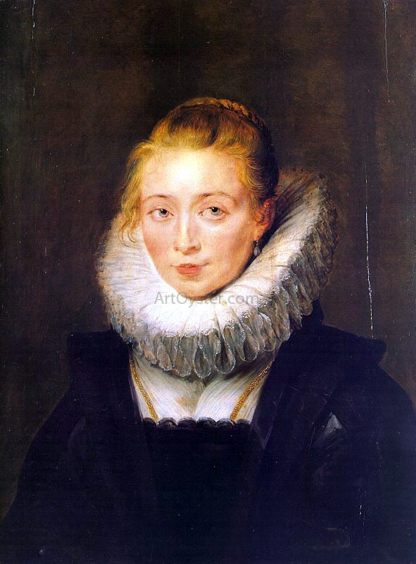 The Maid of Honor to the Infanta Isabella by Peter Paul Rubens - Hand-Painted Oil Painting on Canvas Sale