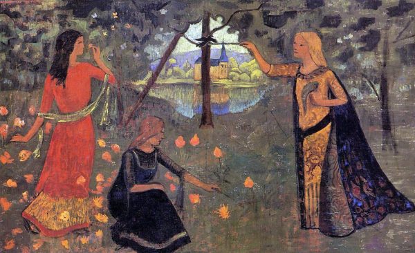 The Youth of Queen Anne by Paul Serusier - Hand-Painted Oil Painting on Canvas Discount