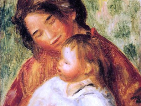 Woman and Child by Pierre Auguste Renoir - Hand-Painted Oil Painting on Canvas Online