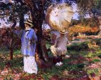 The Sketchers by John Singer Sargent - Hand-Painted Oil Painting on Canvas For Discount