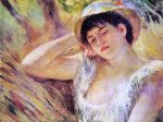 The Sleeper by Pierre Auguste Renoir - Hand-Painted Oil Painting on Canvas Hot on Sale