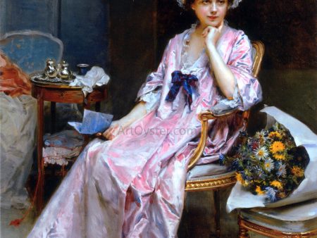 The Reluctant Mistress by Raimundo de Madrazo Y Garreta - Hand-Painted Oil Painting on Canvas on Sale