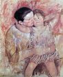 Woman and Child by Mary Cassatt - Hand-Painted Oil Painting on Canvas Hot on Sale