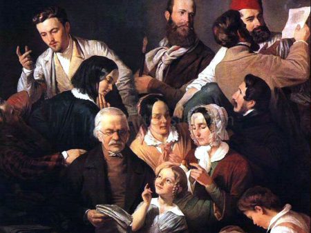 The Weber Family by Henrik Weber - Hand-Painted Oil Painting on Canvas Online Sale