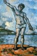 Man Standing, Arms Extended by Paul Cezanne - Hand-Painted Oil Painting on Canvas For Sale