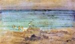 Violet and Blue: The Little Bathers, Perosquerie by James McNeill Whistler - Hand-Painted Oil Painting on Canvas Sale