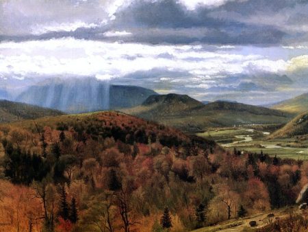 Autumn Landscape - Shelburne, VT by John George Brown - Hand-Painted Oil Painting on Canvas Cheap