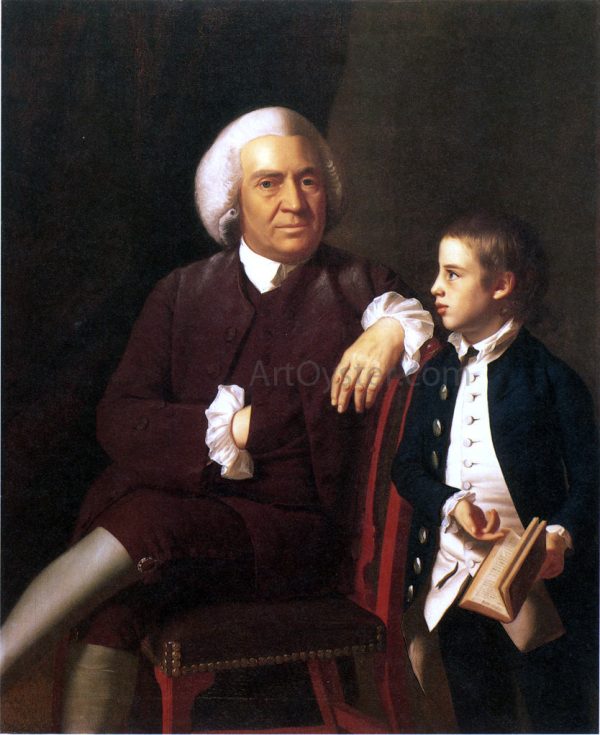 William Vassall and His Son Leonard by John Singleton Copley - Hand-Painted Oil Painting on Canvas For Cheap