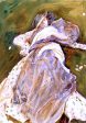 Woman Reclining by John Singer Sargent - Hand-Painted Oil Painting on Canvas For Discount