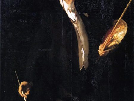 William Merritt Chase by John Singer Sargent - Hand-Painted Oil Painting on Canvas For Discount