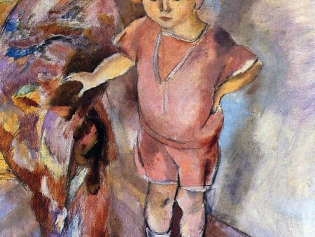 Young Boy by Jules Pascin - Hand-Painted Oil Painting on Canvas on Sale