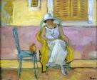 Woman in a White Robe by Henri Lebasque - Hand-Painted Oil Painting on Canvas Fashion