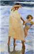 Two Sisters by Joaquin Sorolla Y Bastida - Hand-Painted Oil Painting on Canvas Discount