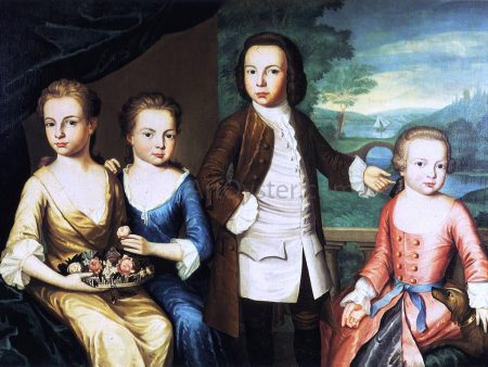 The Gore Children by John Singleton Copley - Hand-Painted Oil Painting on Canvas For Cheap