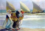 Three Sails by Joaquin Sorolla Y Bastida - Hand-Painted Oil Painting on Canvas Cheap