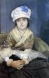 Waiting by James Tissot - Hand-Painted Oil Painting on Canvas Cheap