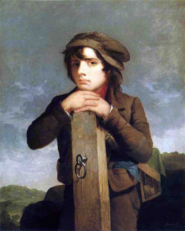 The Young Itinerant by James Henry Beard - Hand-Painted Oil Painting on Canvas Fashion