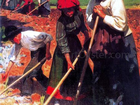 Trabajando en el Campo by Ignacio Diaz Olano - Hand-Painted Oil Painting on Canvas Cheap