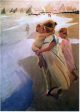 To the Water, Valencia by Joaquin Sorolla Y Bastida - Hand-Painted Oil Painting on Canvas For Sale