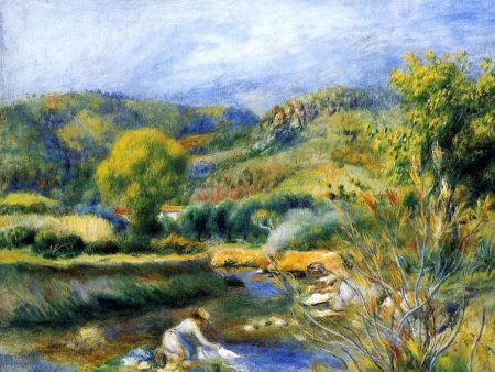 The Laundress by Pierre Auguste Renoir - Hand-Painted Oil Painting on Canvas Fashion