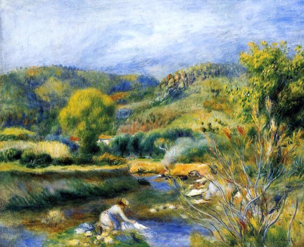 The Laundress by Pierre Auguste Renoir - Hand-Painted Oil Painting on Canvas Fashion