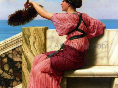 The Signal by John William Godward - Hand-Painted Oil Painting on Canvas Hot on Sale